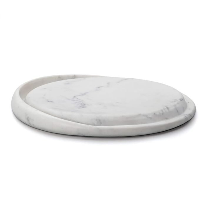 Simon Pearce White Cheese Marble Board - Large