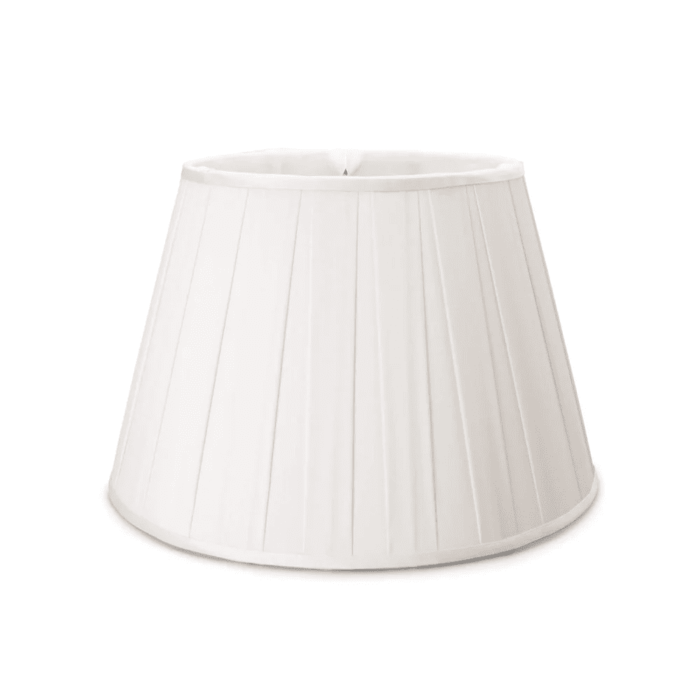 Simon Pearce Linen Pleated Pembroke Lampshades