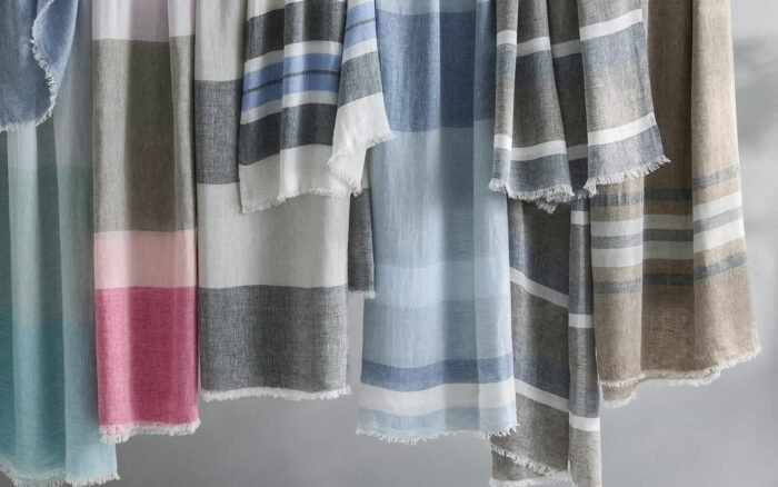 Matouk Como 360 Striped Throws/Beach Wraps