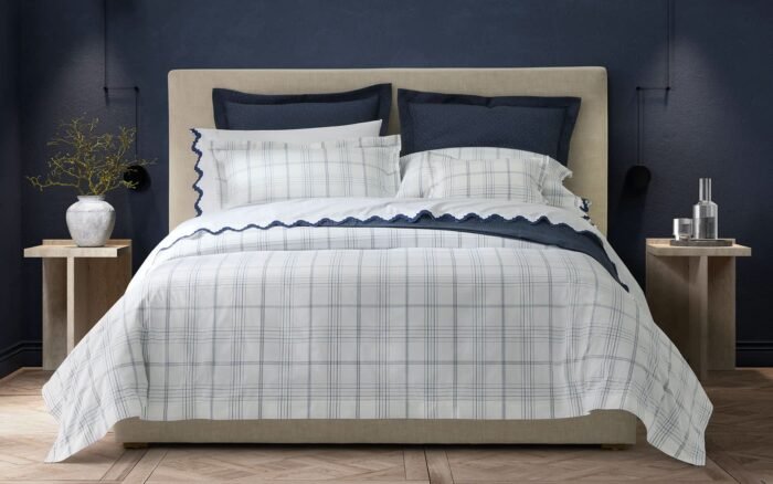 Matouk August Plaid Duvet Covers