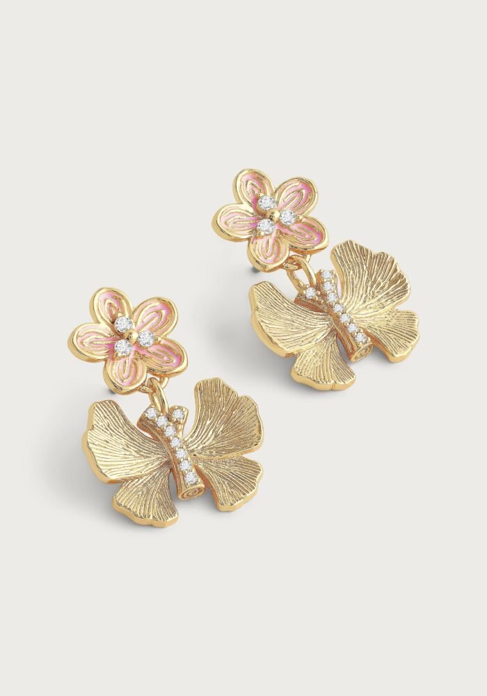 Anabel Aram Butterfly Post Earrings