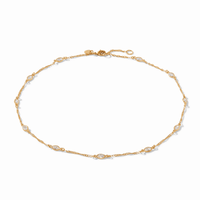 Julie Vos Charlotte Delicate Station Necklace