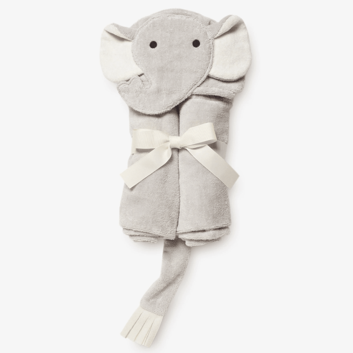 Elegant Baby Bath Wrap Elephant