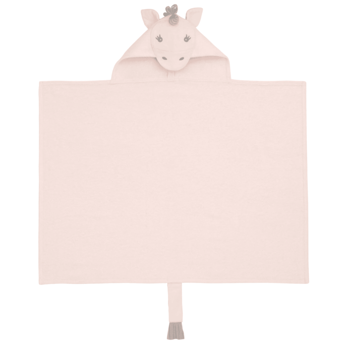 Elegant Baby Bath Wrap Pink Unicorn - Image 3