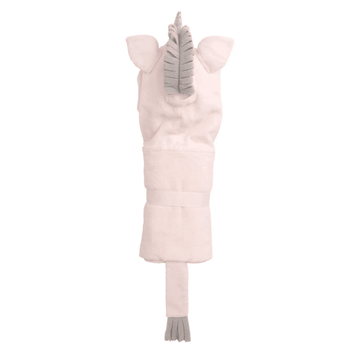 Elegant Baby Bath Wrap Pink Unicorn - Image 2