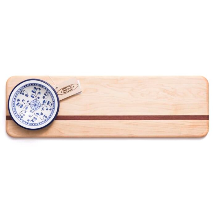 Soundview Millworks French Dip Board with Bowl Single Stripe