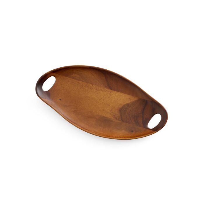 Nambé Portables Wood Tray 18"