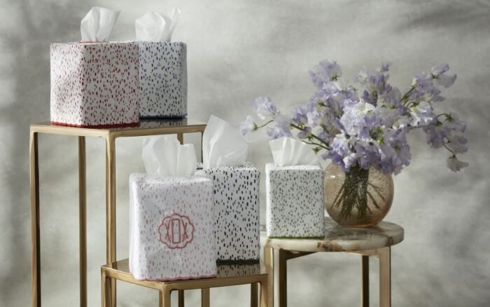 Matouk Celine Tissue Box Covers