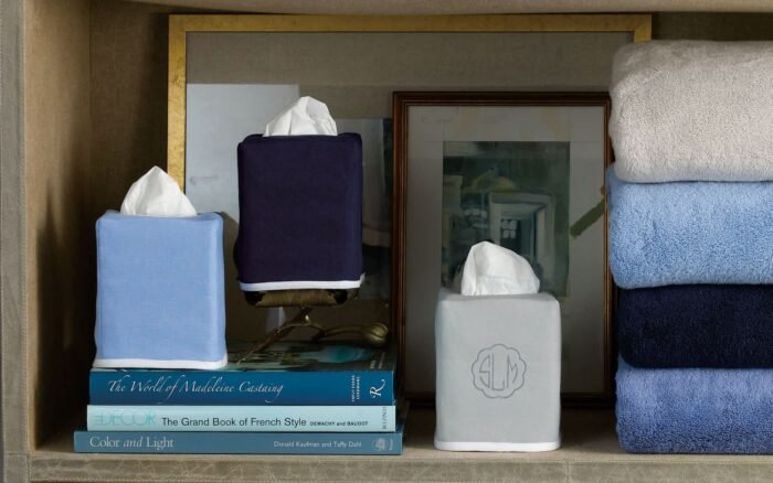 Matouk Chelsea Tissue Box Covers