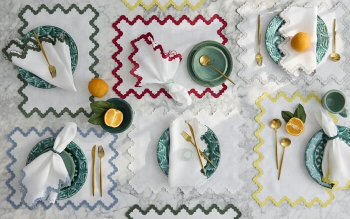 Matouk Aziza Placemats & Napkins