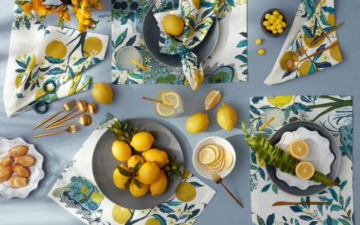 Matouk Citrus Garden Napkins & Placemats