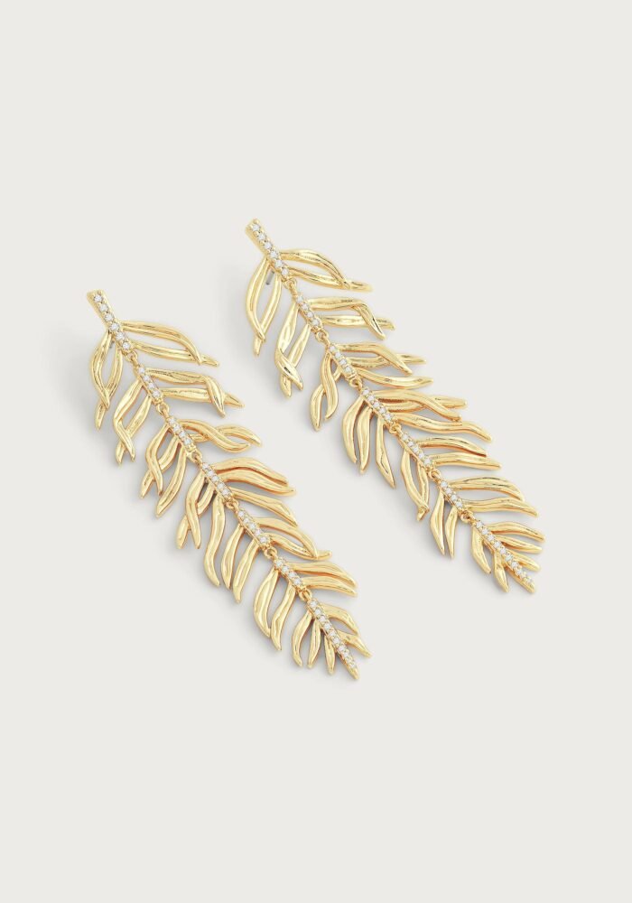 Anabel Aram Palm Jewelry Dangle Earrings - Image 5