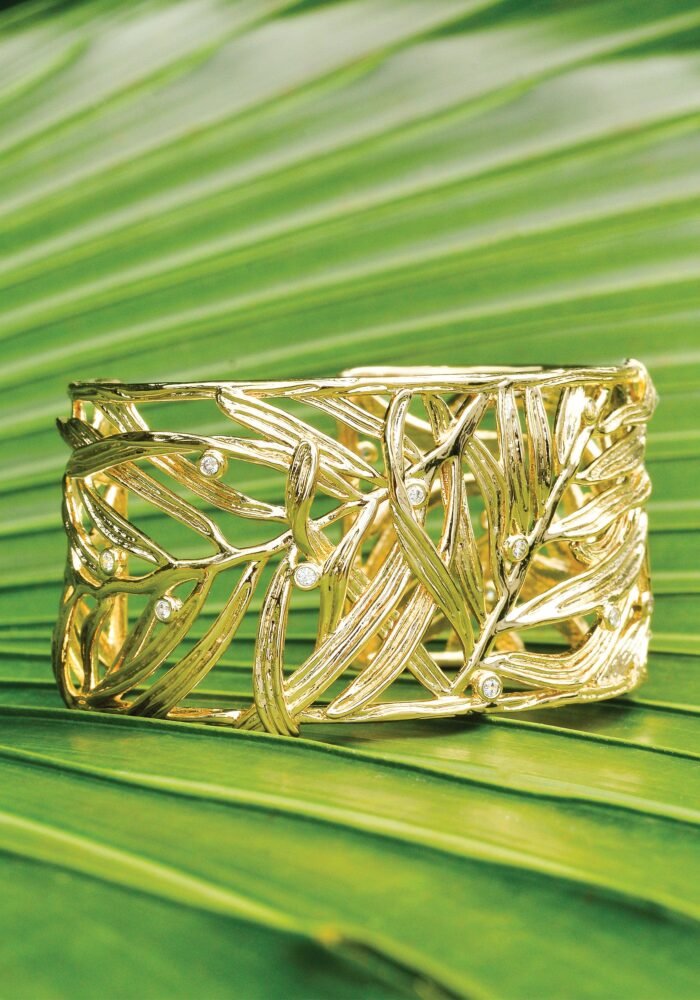 Anabel Aram Palm Jewelry Cuff - Image 4