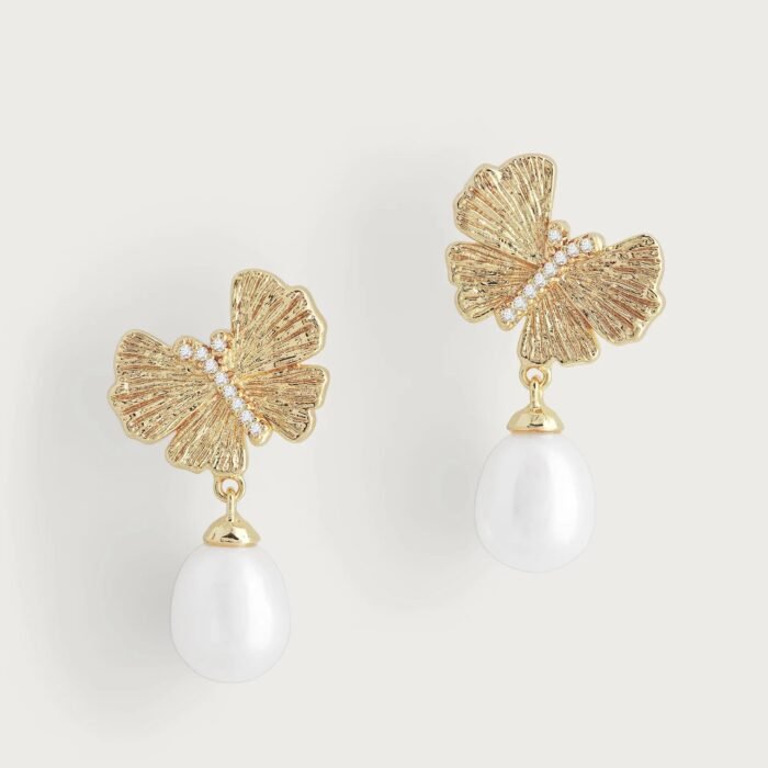 Anabel Aram Butterfly Drop Earrings