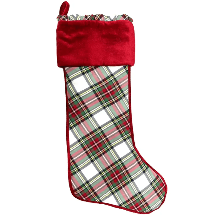 Juliska Stewart Tartan Stocking