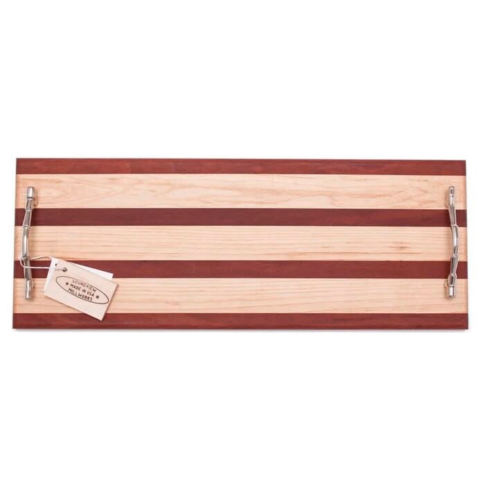 Soundview Millworks Double Handle Bamboo Serving Board