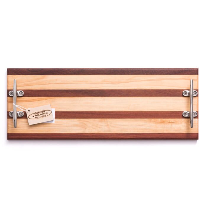 Soundview Millworks Double Handle Nautical Cleat Serving Board