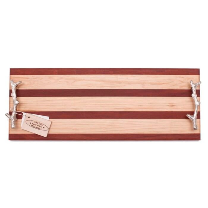 Soundview Millworks Double Handle Branch Handle Serving Board