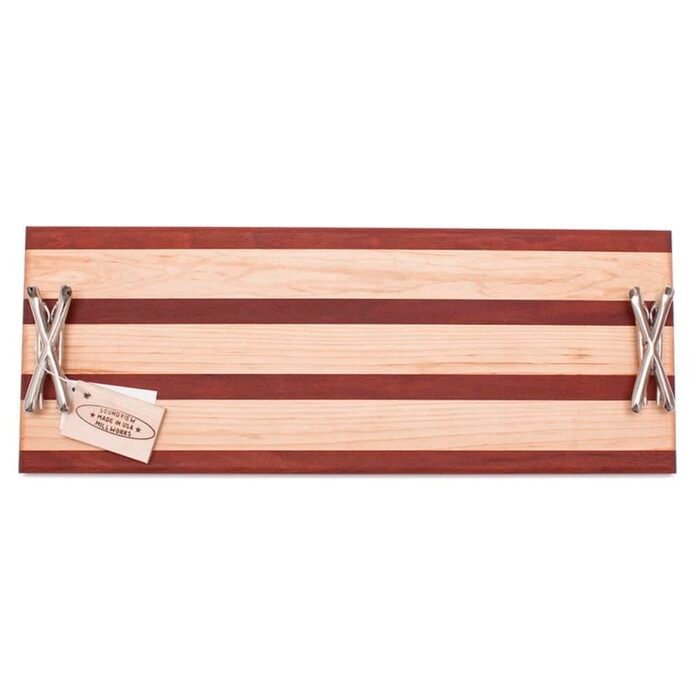 Soundview Millworks Double Handle Ski Handle Serving Board