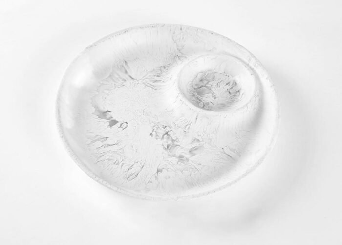Nashi Chip & Dip, White Swirl